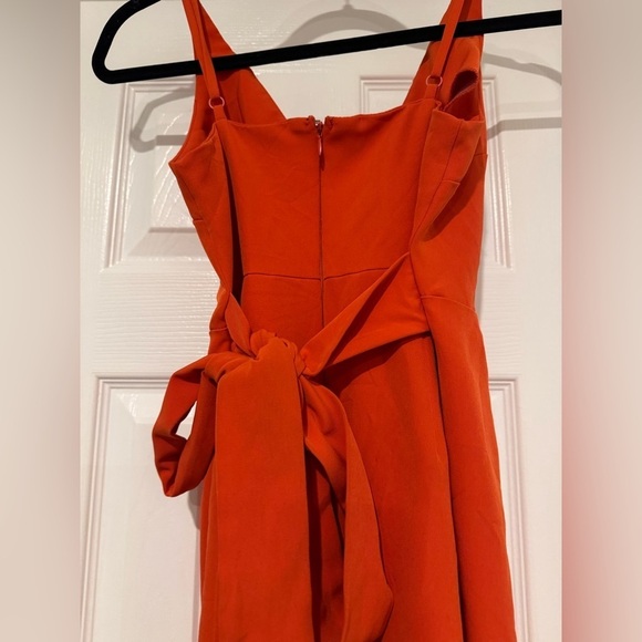 ASOS Elegant Orange Jumpsuit size 2 - Picture 6 of 8